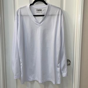 5 for $25! Youth White Hockey Practice Jersey Medium